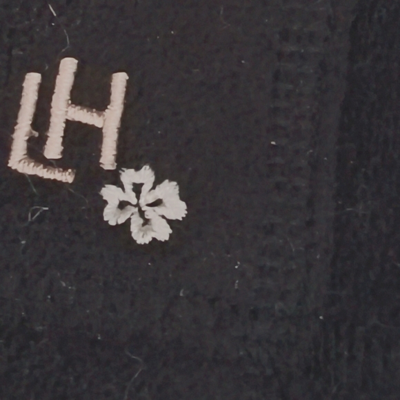 Lady Hathaway Small Black zip up jumper sweater - Picture 5 of 5